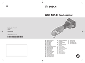 Bosch GOP 185-LI Professional Originalbetriebsanleitung