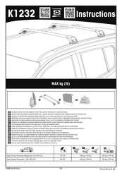 Yakima K1232 Montageanleitung