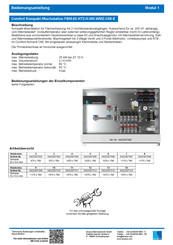 Strawa Comfort Kompakt-Mischstation FBM-63-HT2-H-W2-WMZ-C69-E Bedienungsanleitung