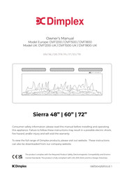 Dimplex Sierra 60 Benutzerhandbuch