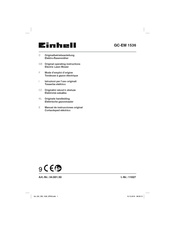 EINHELL GC-EM 1536 Originalbetriebsanleitung