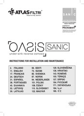 Atlas Filtri OASIS F SANIC PUMP-UV Handbuch