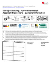 Rauch MD998 Montageanleitung
