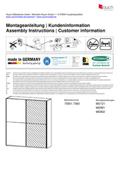 Rauch MD991 Montageanleitung