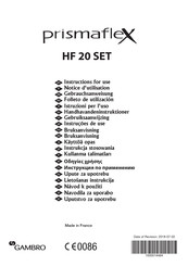 Gambro Prismaflex HF 20 SET Gebrauchsanweisung