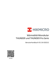 HIKMICRO THUNDER-Serie Benutzerhandbuch