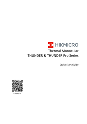 HIKMICRO THUNDER-Serie Schnellstartanleitung