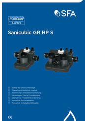 SFA Sanicubic GR HP S Bedienungs- Und Installationsanleitung