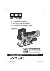 Duro Pro D-PS 850 Originalbetriebsanleitung