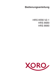 Xoro HRS 8556 V2.1 Bedienungsanleitung