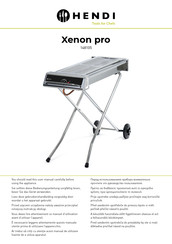 Hendi Xenon-Pro Bedienungsanleitung
