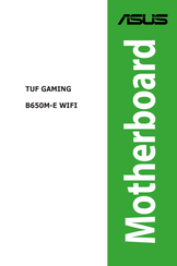 Asus TUF GAMING B650M-E WIFI Bedienungsanleitung