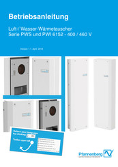 Pfannenberg PWS 6152 400 V Serie Betriebsanleitung