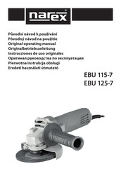 Narex EBU 115-7 Originalbetriebsanleitung