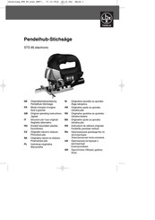 Lux Tools STS 85 electronic Originalbetriebsanleitung