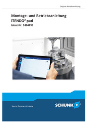 SCHUNK iTENDO2 pad Montage- Und Betriebsanleitung