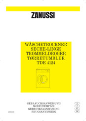 Zanussi TDE 4124 Gebrauchsanweisung