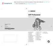 Bosch GOF Professional 1250 LCE Originalbetriebsanleitung