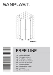 Sanplast FREE LINE KP4/FREE Montageanweisung