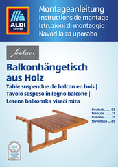 belavi 822283 Montageanleitung