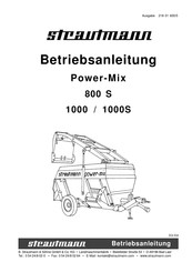 Strautmann Power-Mix 1000S Bedienungsanleitung