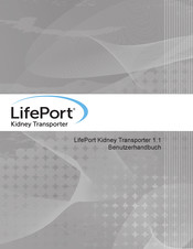 Organ recovery systems LifePort Kidney Transporter  LKT101P Benutzerhandbuch