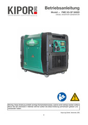 Kipor FME XG-SF 5600D Betriebsanleitung