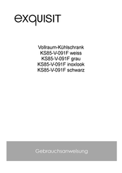 exquisit KS85-V-091F weiss Gebrauchsanweisung