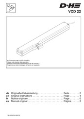 D+H VCD 22 Originalbetriebsanleitung