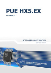 RADWAG PUE HX5.EX Softwareanweisungen