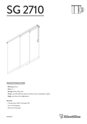 Silent Gliss SG 2710 Produktinformationen