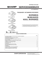 Sharp IM-DR410H/ES Servicehandbuch