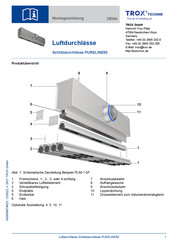 Trox Technik PURELINE50 Montageanleitung