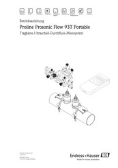 Endress+Hauser Proline Prosonic Flow 93T Portable Betriebsanleitung