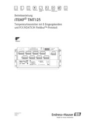 Endress+Hauser iTEMP TMT125 Betriebsanleitung