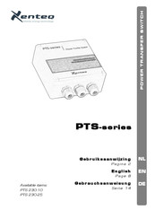 Xenteq PTS Serie Gebrauchsanweisung
