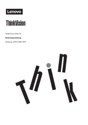 Lenovo ThinkVision E28u-20 Bedienungsanleitung