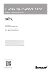 Fujitsu ECO ASYG 18KMTE Montage- Und Betriebsanleitung