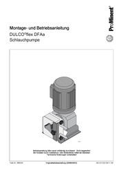 ProMinent DULCO flex DFAa 003 Montage- Und Betriebsanleitung