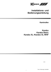 Koppe Karabo XL WHF Installations- Und Bedienungsanleitung