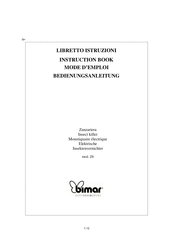 Bimar Z6 Bedienungsanleitung