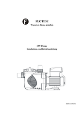 FLOTIDE SPV 150 Installation Und Betriebsanleitung