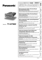 Panasonic TY-42TM6Z Bedienungsanleitung