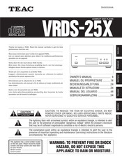 Teac VRDS-25X Bedienungsanleitung
