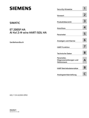 Siemens SIMATIC  ET 200SP HA Gerätehandbuch