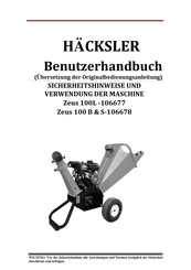 BullMach Zeus 100 B Benutzerhandbuch