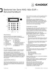 CADDX NXG-183-EUR Serie Benutzerhandbuch