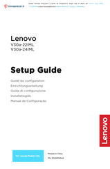 Lenovo V30a 24IML 11FT000USP Einrichtungsanleitung