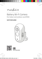 Nedis WIFICBO40BK Kurzanleitung
