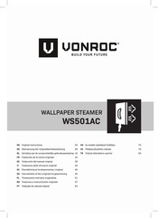 VONROC WS501AC Bersetzung Der Originalbetriebsanleitung